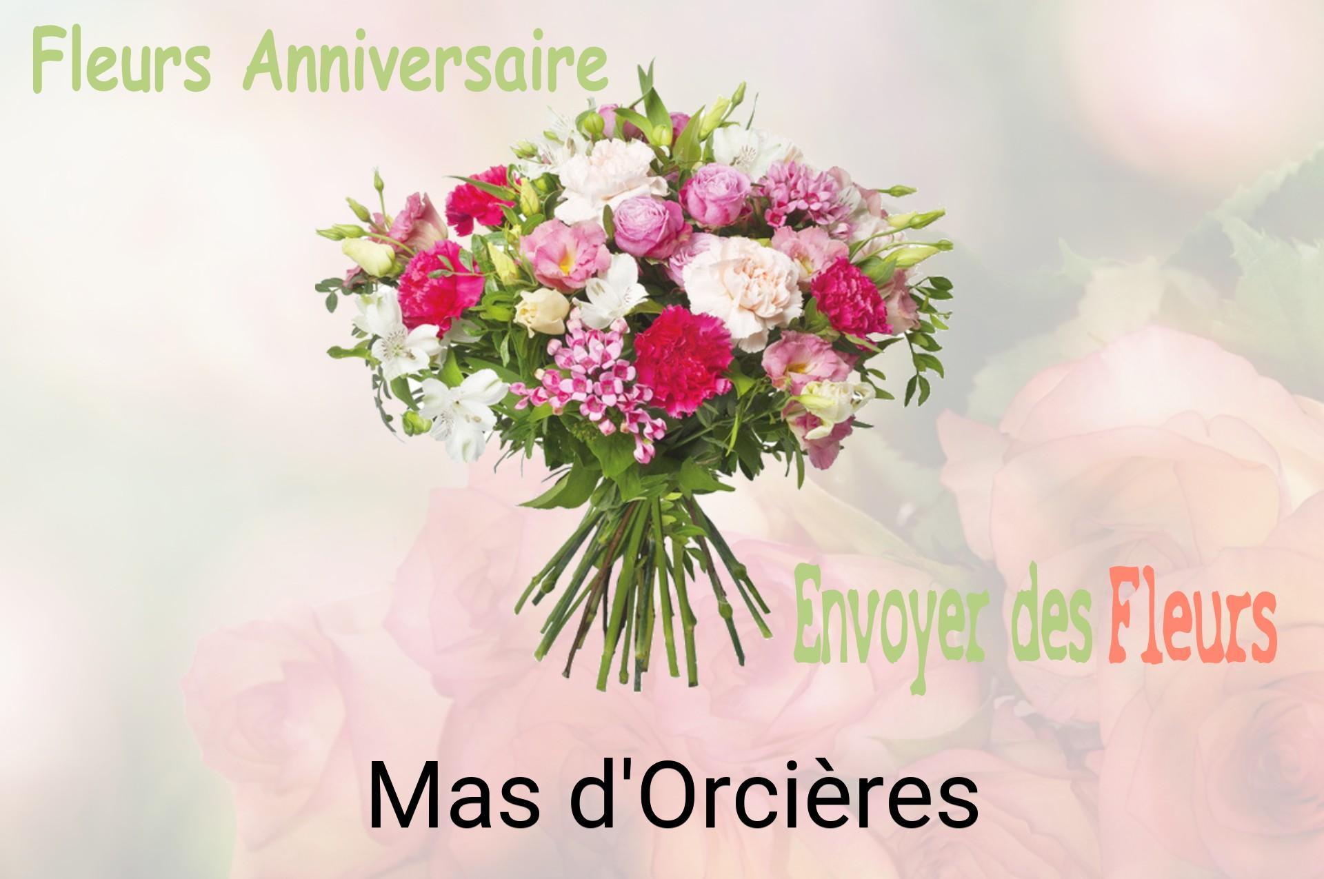 Bouquet de fleurs d’anniversaire livré à Mas-d'Orcières