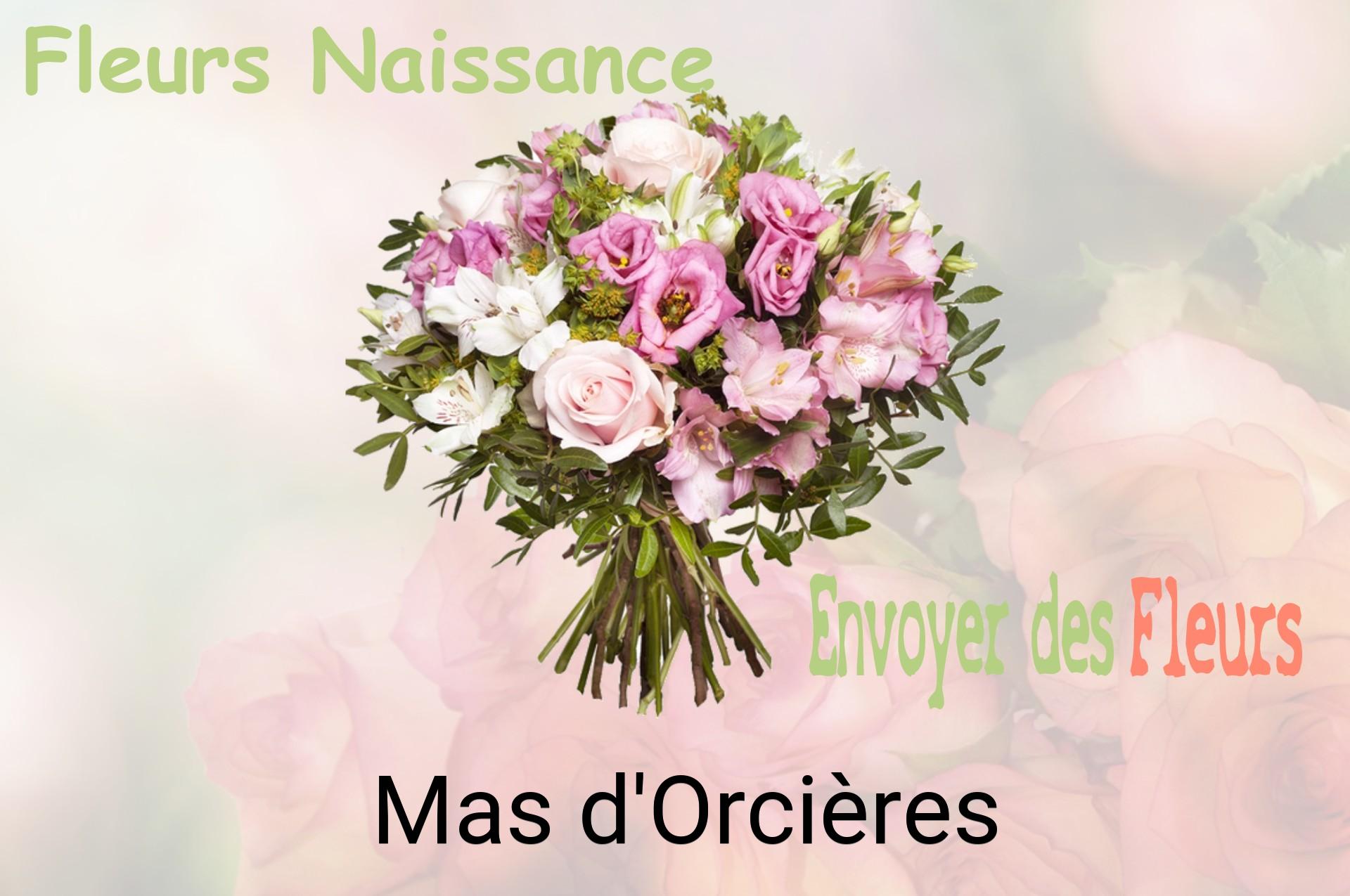 Bouquet de fleurs de naissance livré à Mas-d'Orcières